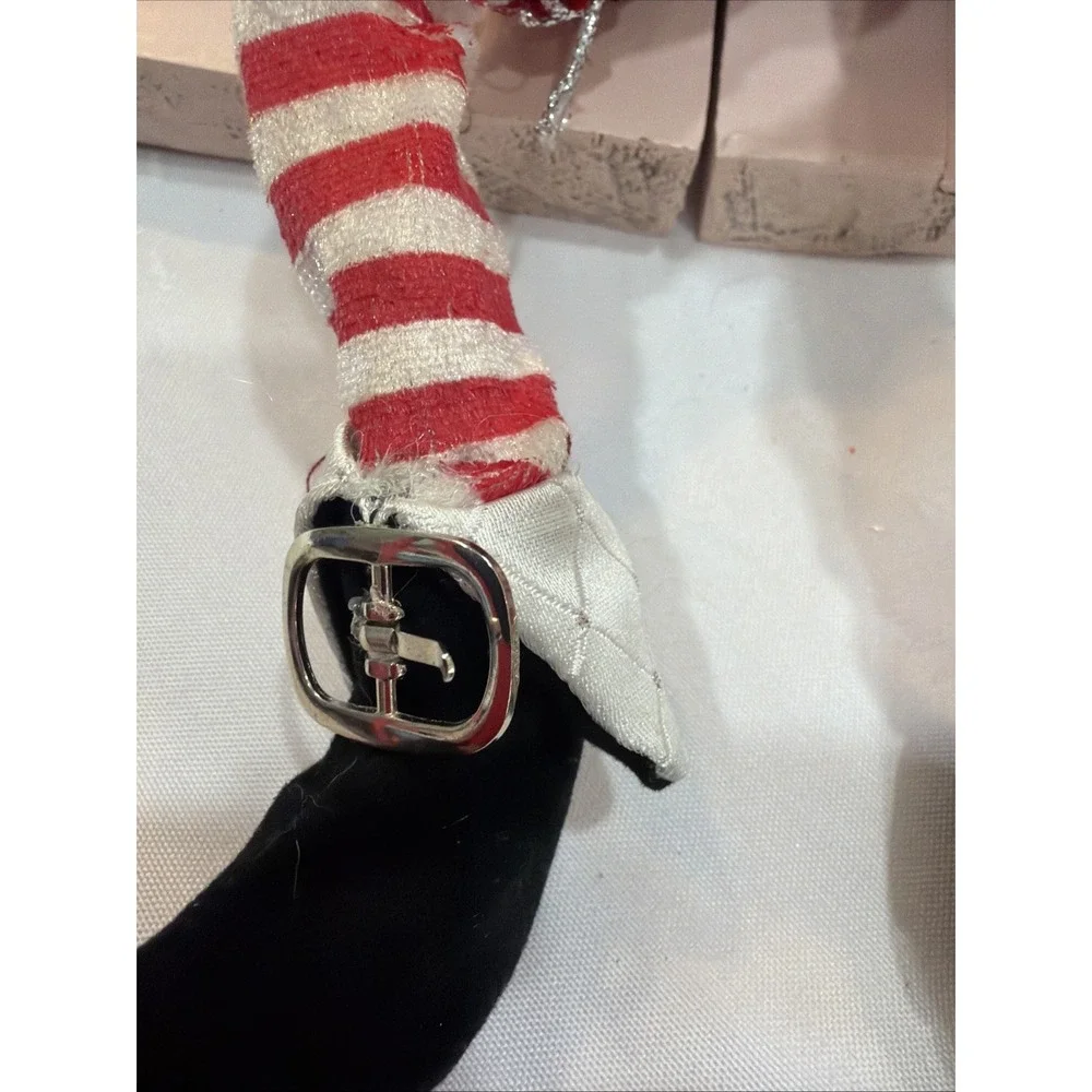 Cynthia Rowley Posable Christmas Elf‎ Doll Figure Boy Present Shelf Sitter READ